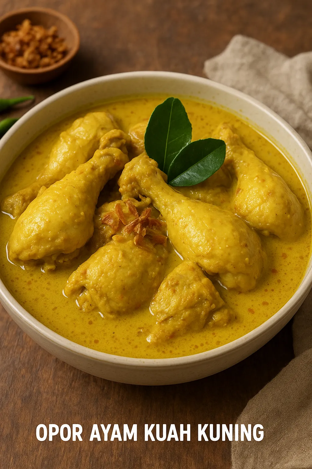 Resep Opor Ayam Kuah Kuning Spesial dengan Bumbu Meresap