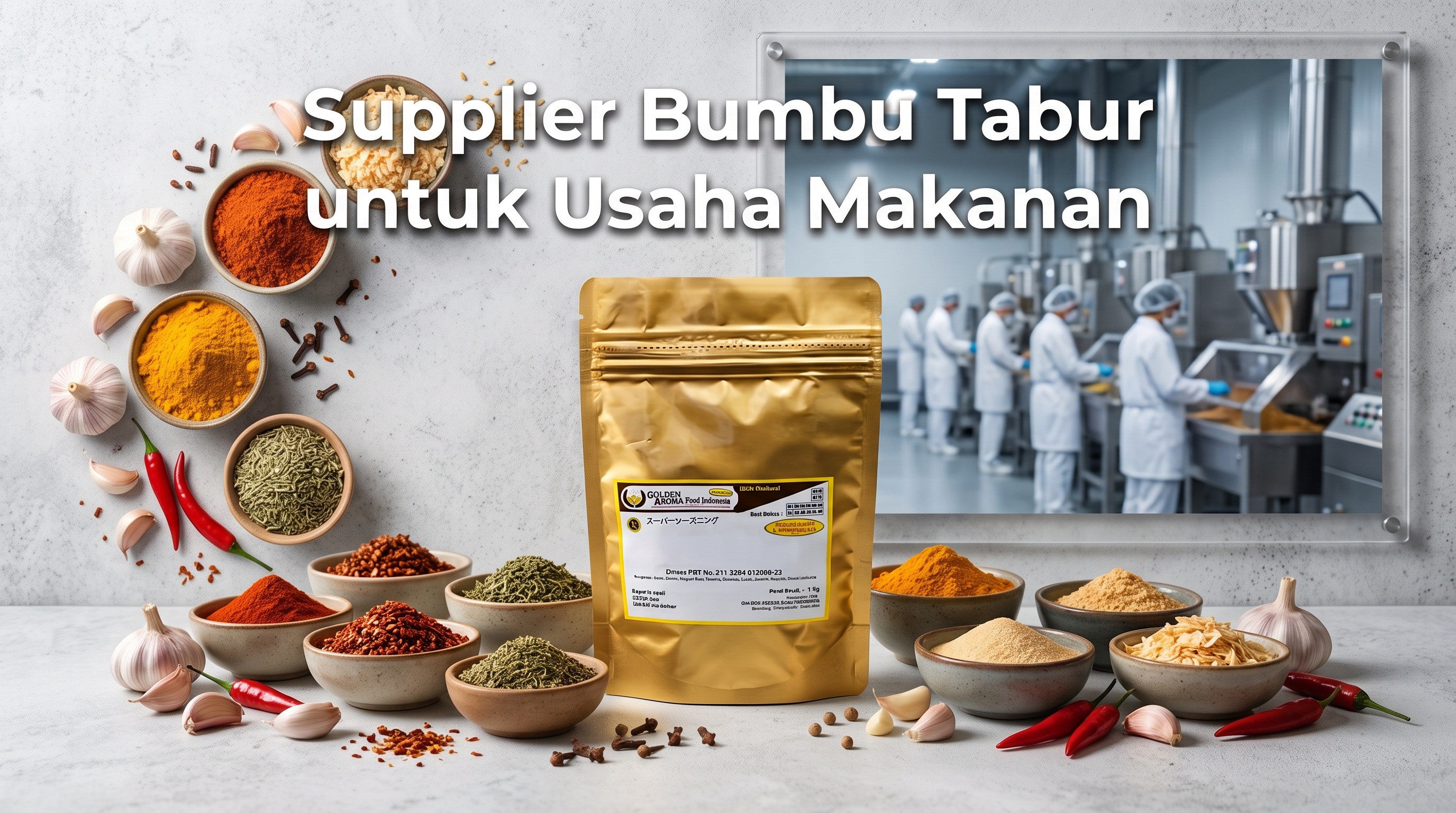 Supplier Bumbu Tabur untuk Usaha Makanan