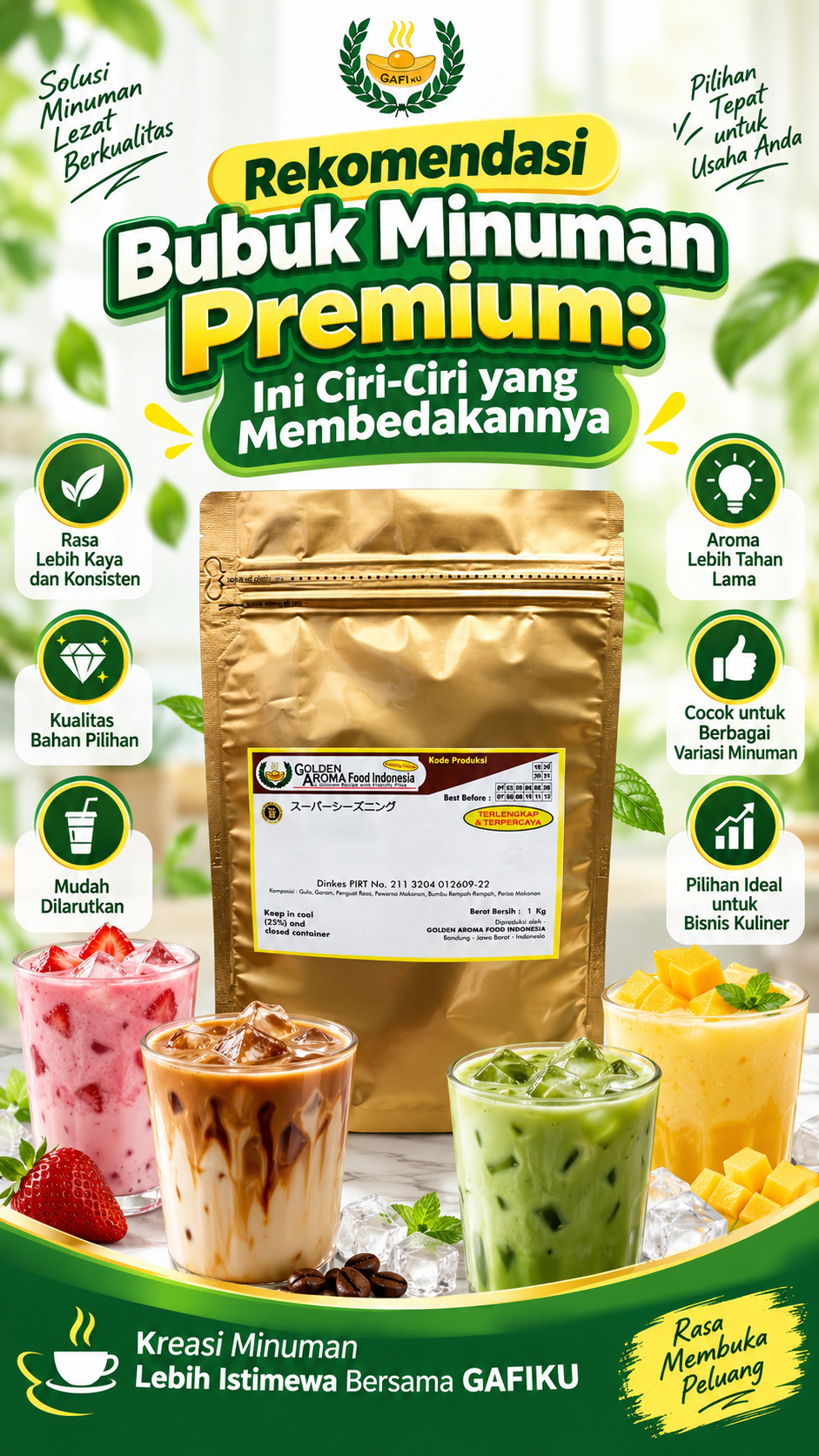 Rekomendasi Bubuk Minuman Premium: Ini Ciri-ciri yang Membedakannya