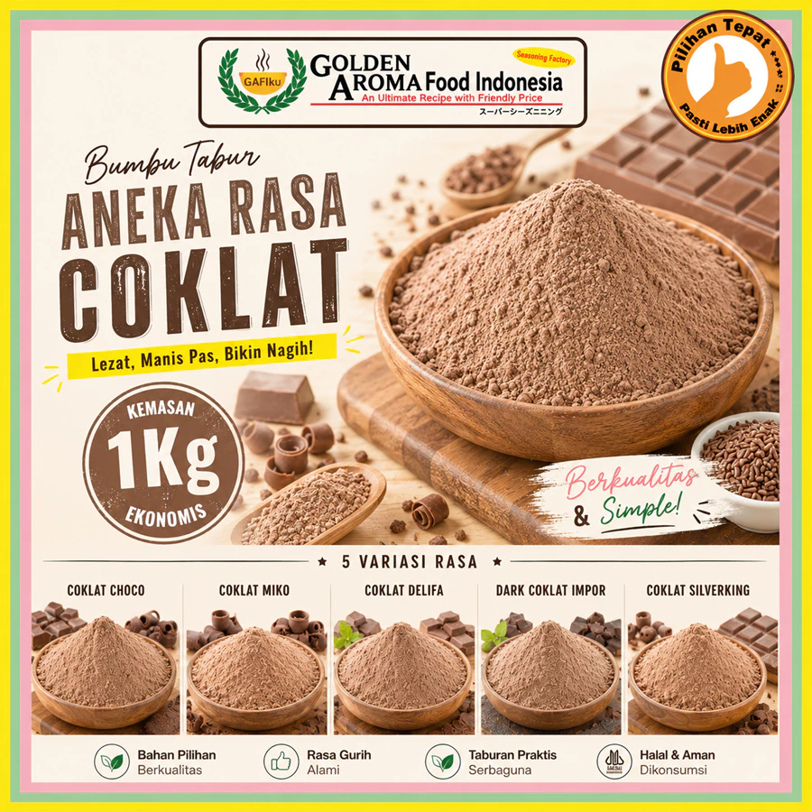Bumbu Tabur Rasa Coklat Aneka