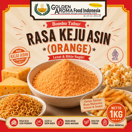 Bumbu Tabur Rasa Keju Asin Orange