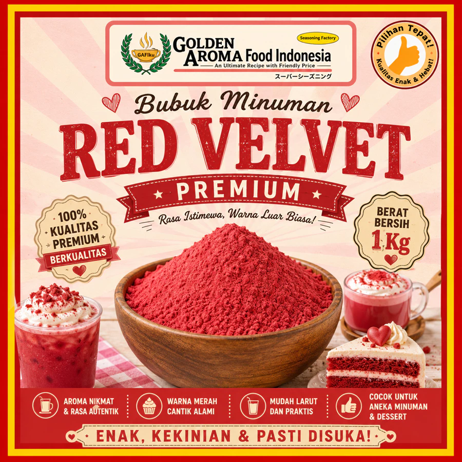 Bubuk Minuman Red Velvet Premium